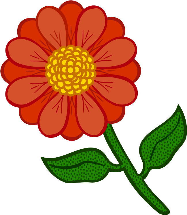 Clipart Flower Printable - Kwiat Clipart (700x800), Png Download