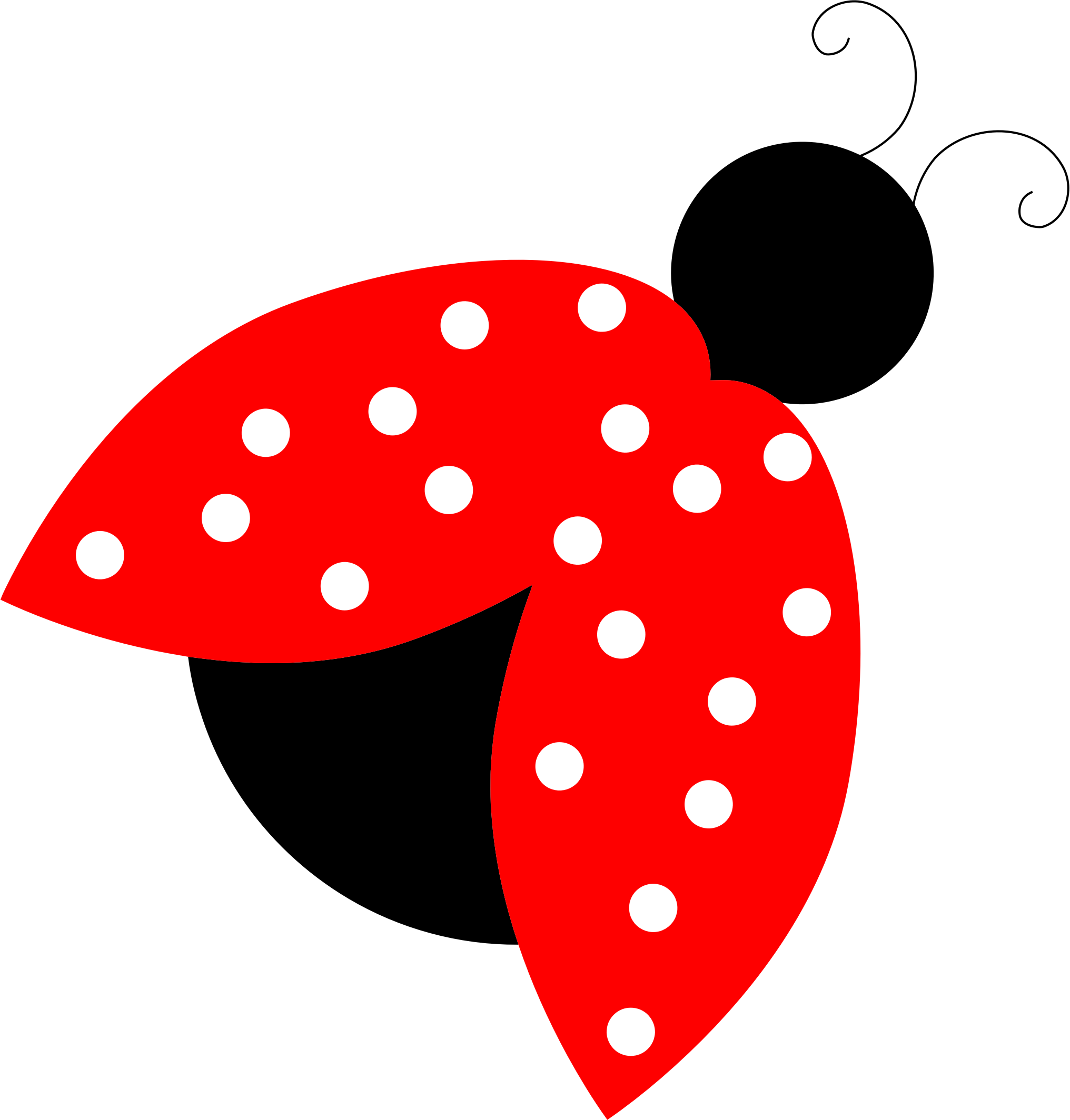 This Free Icons Png Design Of Stylized Ladybug (2032x2128), Png Download
