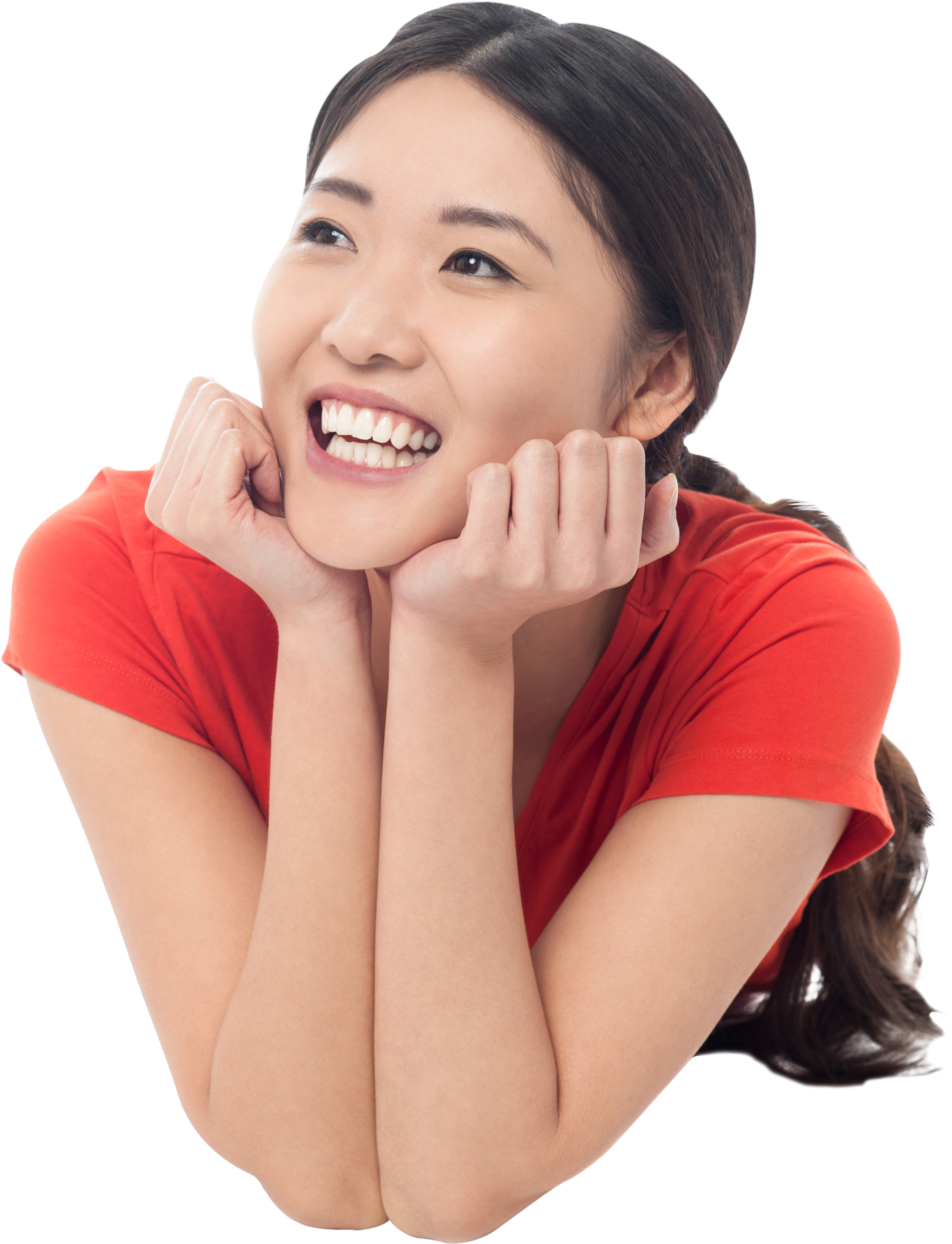 Banner Stock Girl Png Image Purepng Free Cc Library - Happy Girl Transparent Background (4809x3200), Png Download