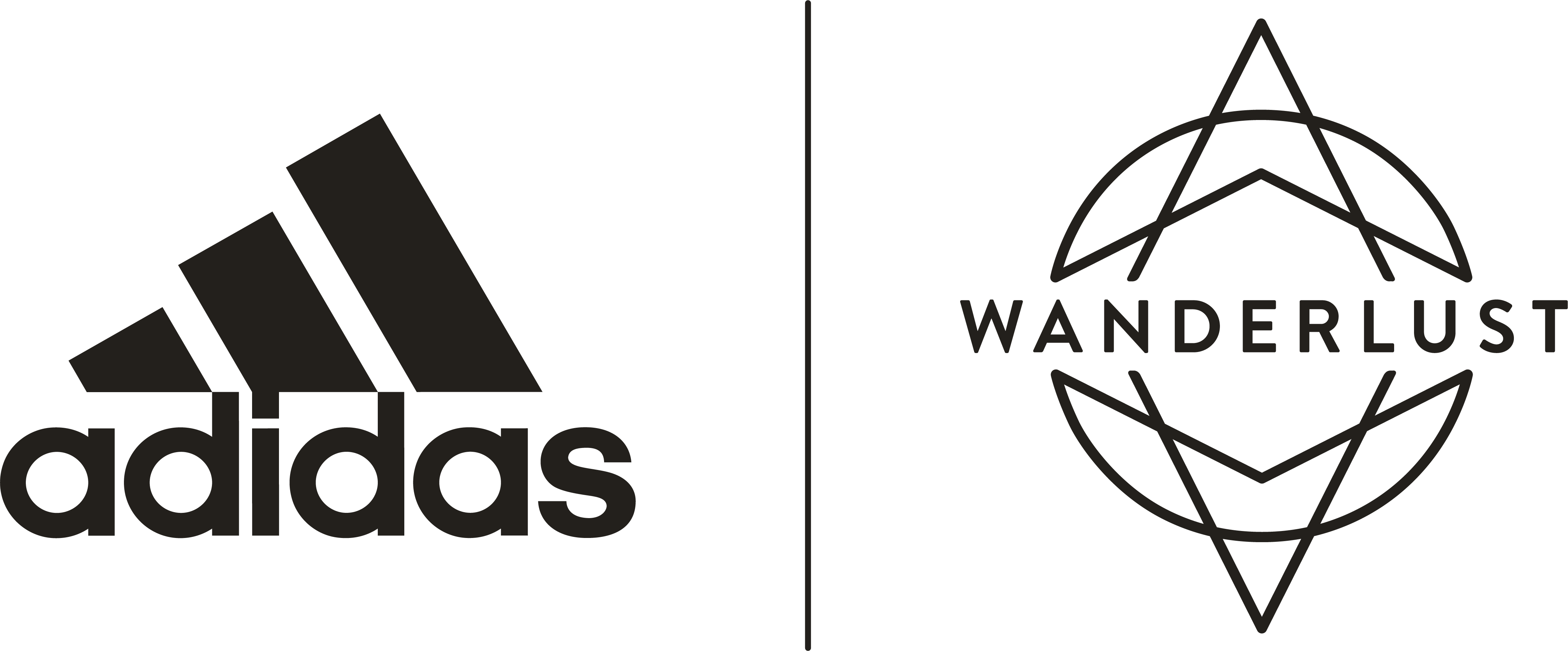 Adidas Wanderlust - Wanderlust 108 Logo Png (4491x1866), Png Download