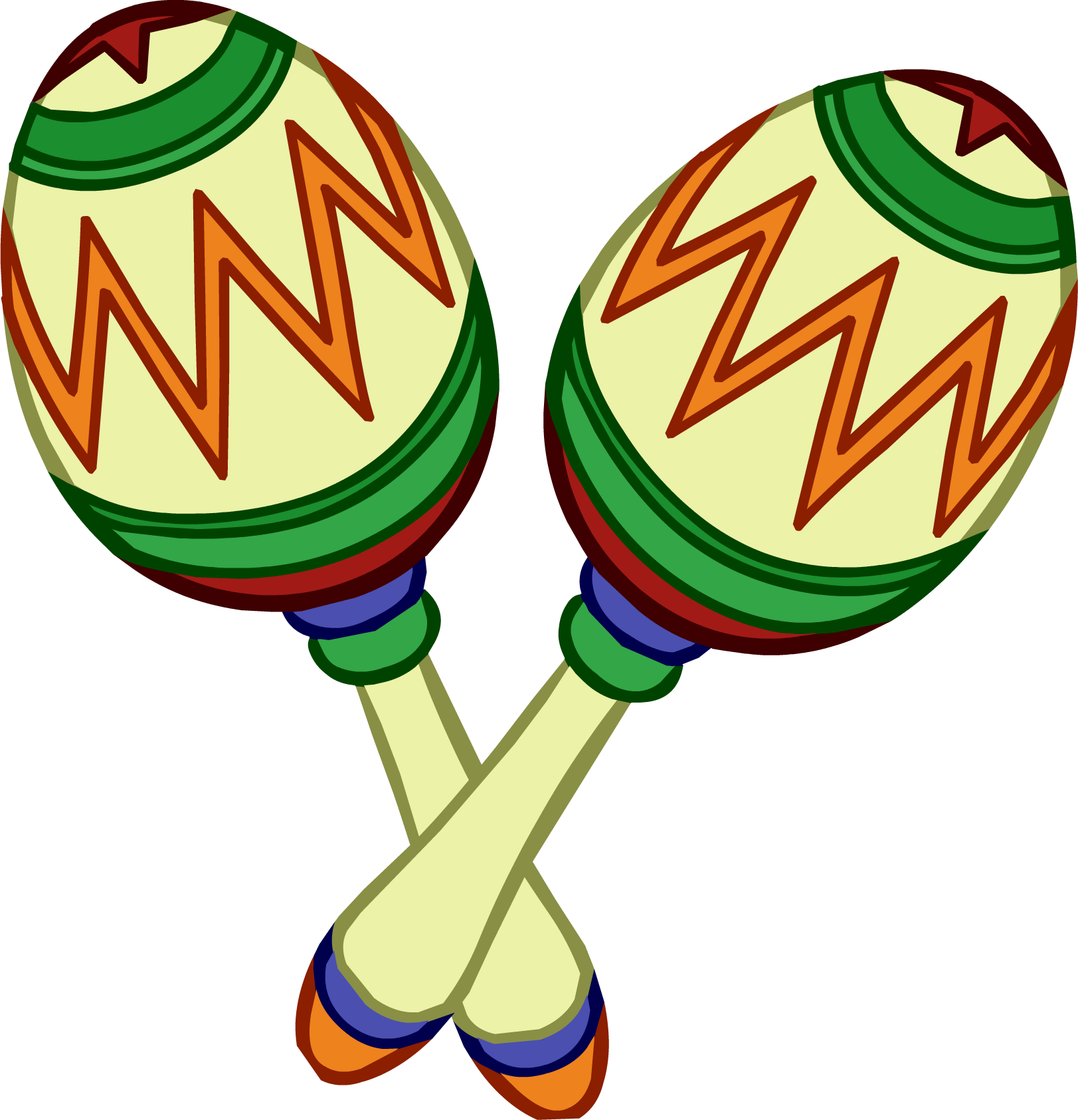 Mexican Maracas - Maracas Mexicanas Png (1623x1685), Png Download