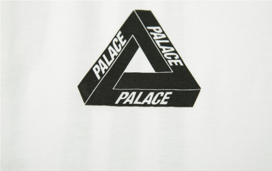 Adidas Logo White Png - Palace 3m Hooded Sweatshirt - White (900x900), Png Download