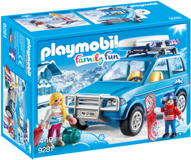 Playmobil 9281 - Winter Suv - Playmobil 9281 (480x336), Png Download
