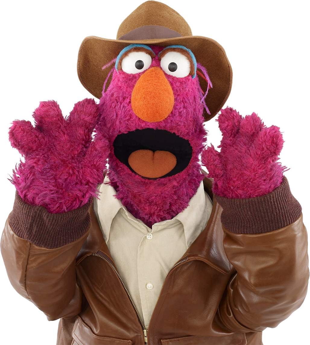 Sesam Street Clipart Telly Monster - Elmo Tales Of Adventure (1028x1143), Png Download