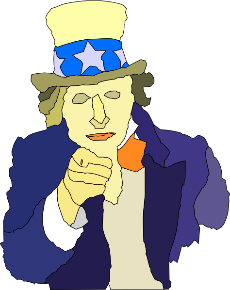 Creepy Uncle Sam Svg Clip Arts 474 X 598 Px (474x598), Png Download