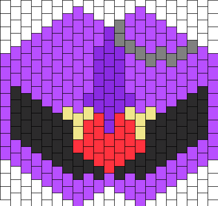 Sesame Street The Count Kandi Mask - Blue Kandi Mask Patterns (441x418), Png Download