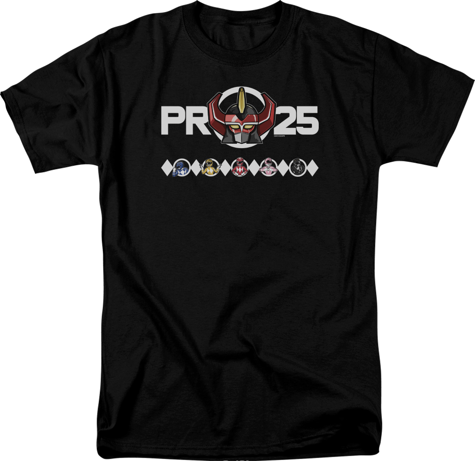 25th Anniversary Mighty Morphin Power Rangers T-shirt - Law And Order Special Victims Unit T Shirt (979x949), Png Download