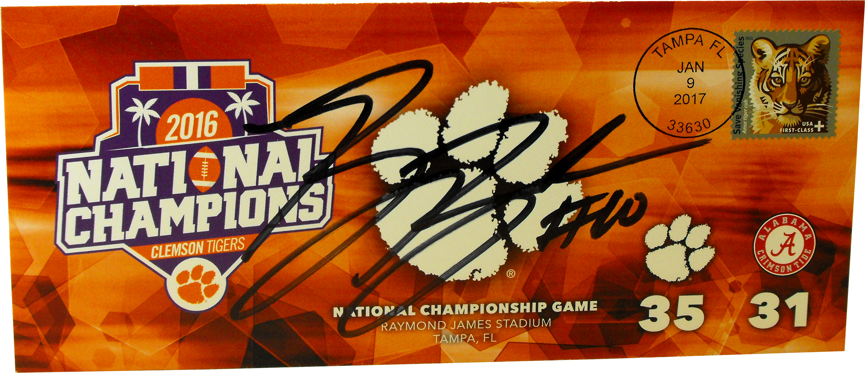 Benb - Signed - Poenvelope V=1495037612 - Etc Ncaa Clemson Tigers 2016 Champs Stadium Cushion (3648x2736), Png Download
