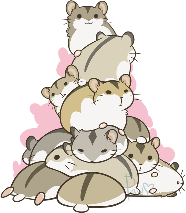 Ham Tower By Pawlove - Hamster Cartoon Logo (768x768), Png Download