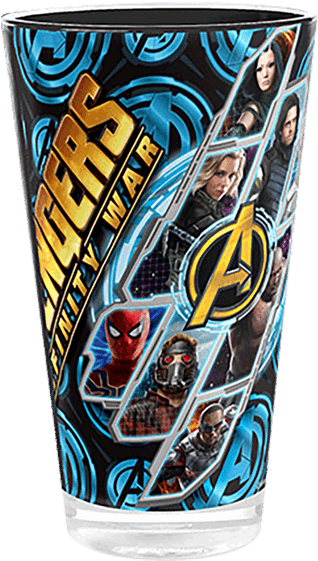 Infinity War - Avengers Infinity War Glass (600x600), Png Download