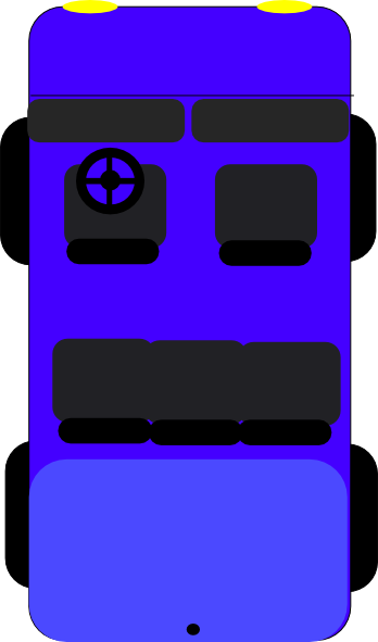 Golf Cart Top View Png (348x591), Png Download