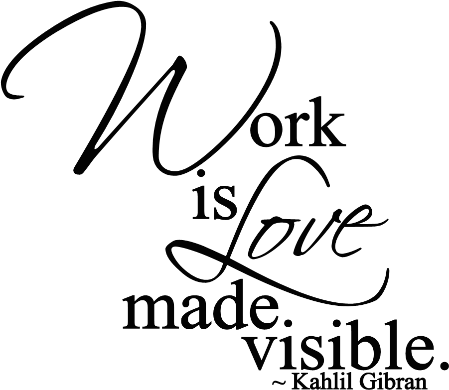 Free Word Art Png - Jebran Khalil Gebran Quotes About Work (920x838), Png Download