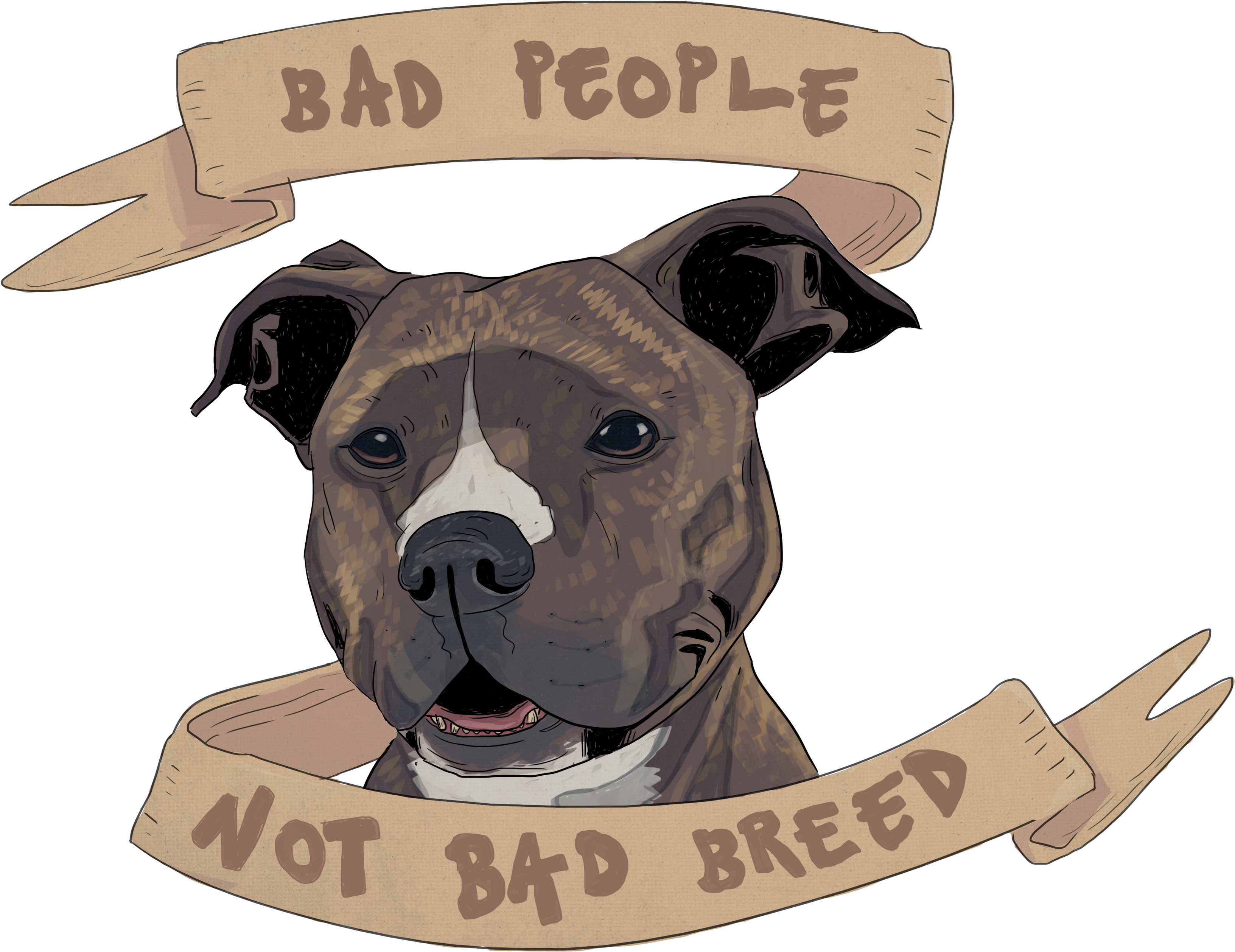 Pitbull Love - Love (3526x2644), Png Download
