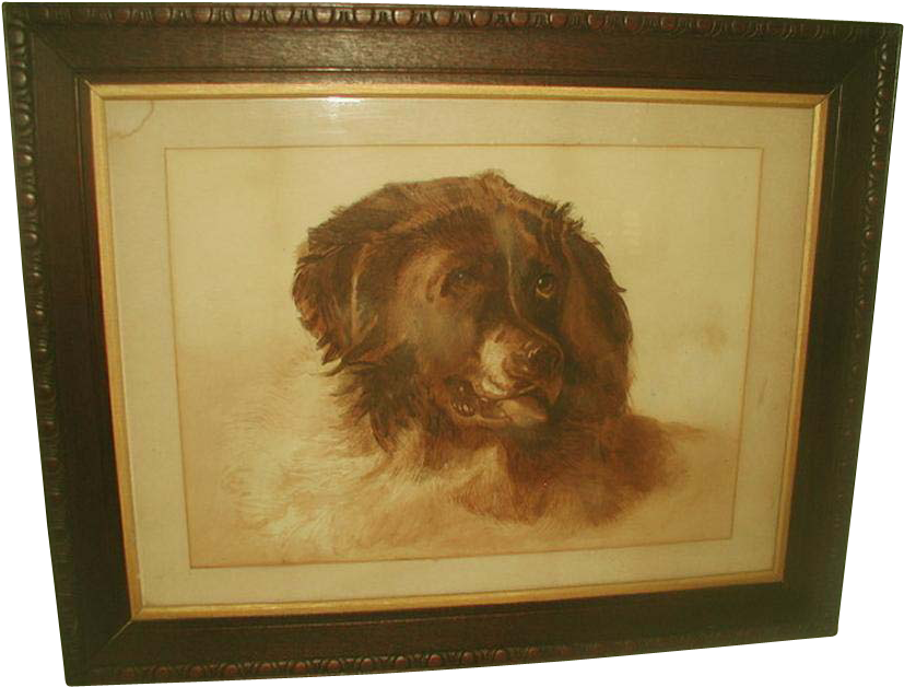 Framed English Watercolor 19th Century St - Picture Frame (826x826), Png Download