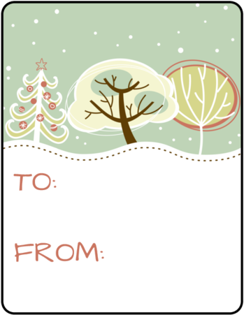 Beautiful Snow Christmas Card | Christmas Cards (397x500), Png Download
