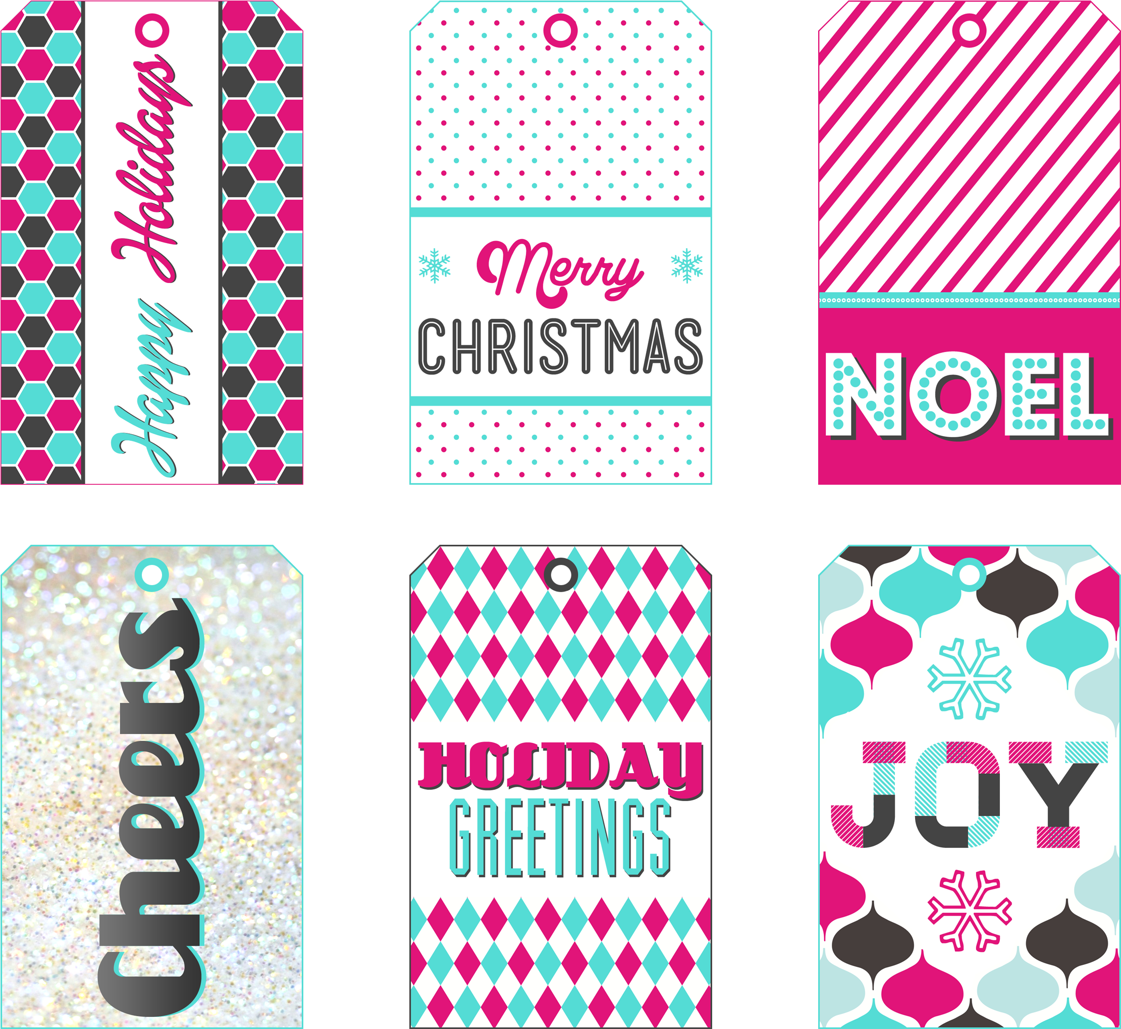 The Christmas Joy Collection - Gift Tags Transparent Christmas (2400x3000), Png Download