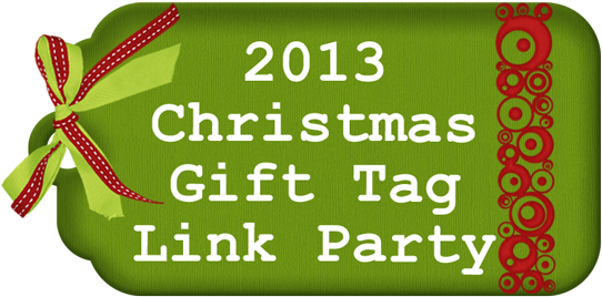2013 Christmas Gift Tag Lin - Green Christmas Gift Tag Png (550x280), Png Download