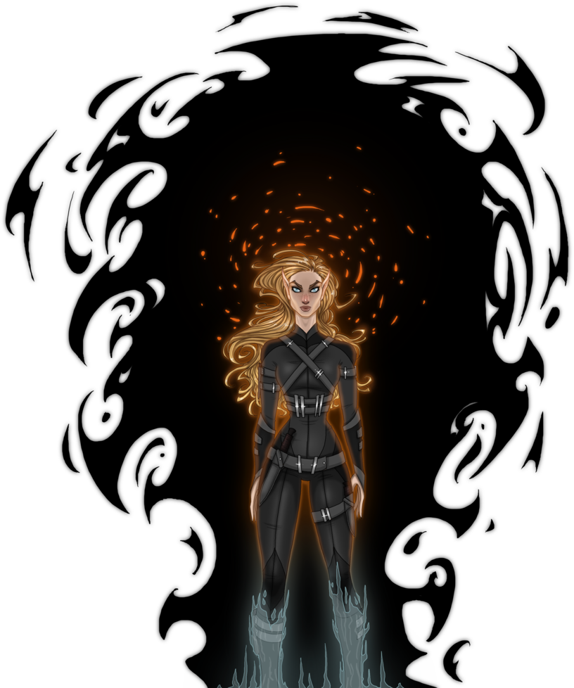 Feyre By Troubletrain - Court Of Thorns And Roses Feyre Tattoo (816x978), Png Download