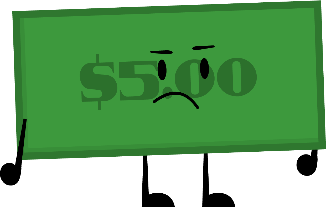 5 Dollar Bill Pose - United States Five-dollar Bill (1241x789), Png Download