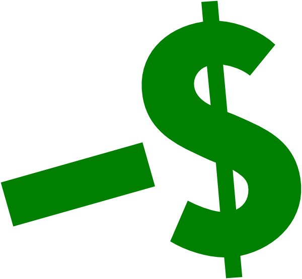 Black And White Download Clip Art At Clker Com Vector - Dollar Sign Clip Art (600x555), Png Download
