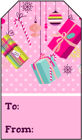 Image Royalty Free Stock Christmas Gift Tag Clipart - 1 Pack De 20 Serviettes De Noël En Papier Renova Pres (308x500), Png Download