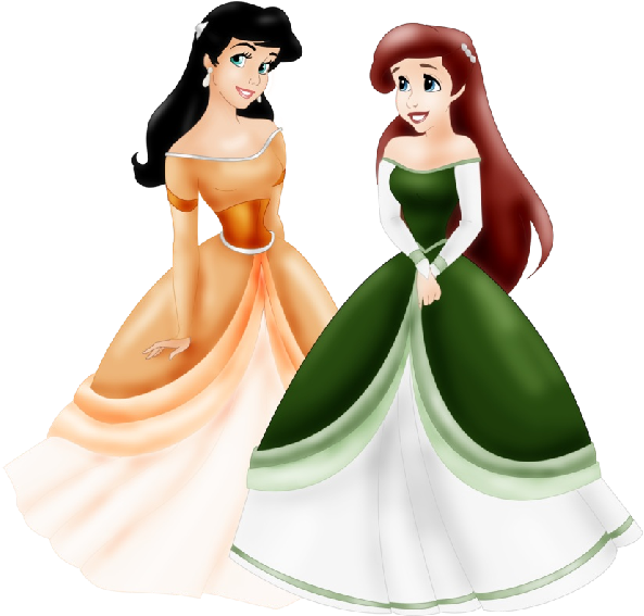 Disney Princess Clip Art - Disney Princess Wedding Png (600x600), Png Download