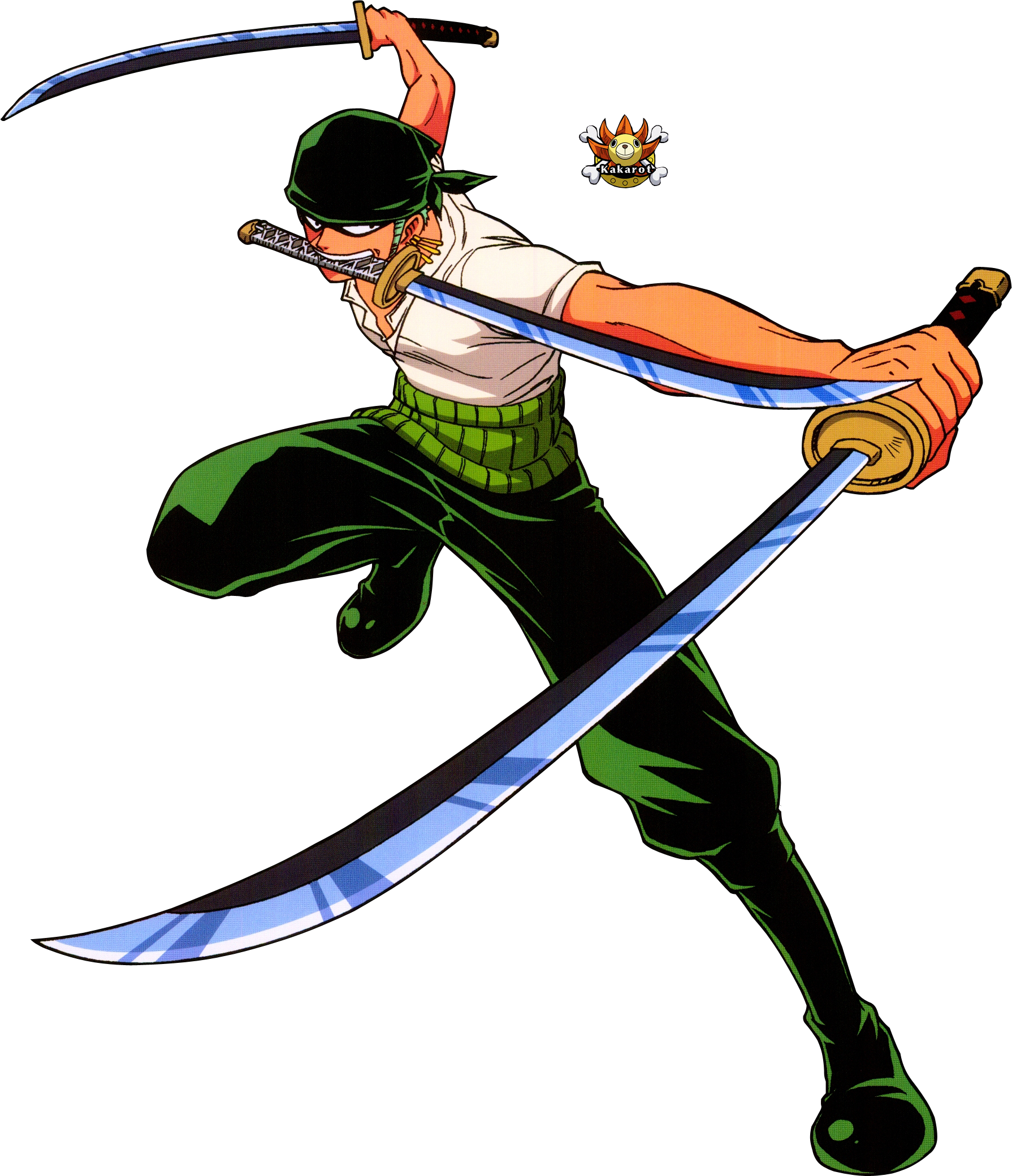 One Piece Green Bull Png Clip Stock - Imagens Do One Piece Zoro (1790x2080), Png Download