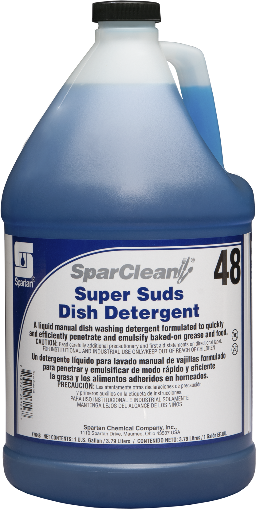 764804 Sparclean Super Suds - Spartan Chemical Company, Inc. (1372x1920), Png Download