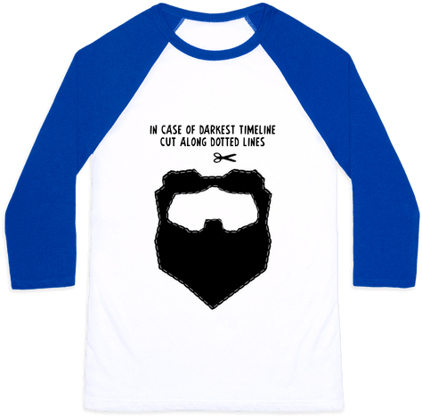 Evil Goatee Baseball Tee - Tag Team Back Again Clinton (484x484), Png Download