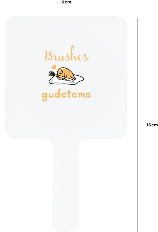 Gudetama Mirror - Brush Bolster - 13rushes (800x800), Png Download
