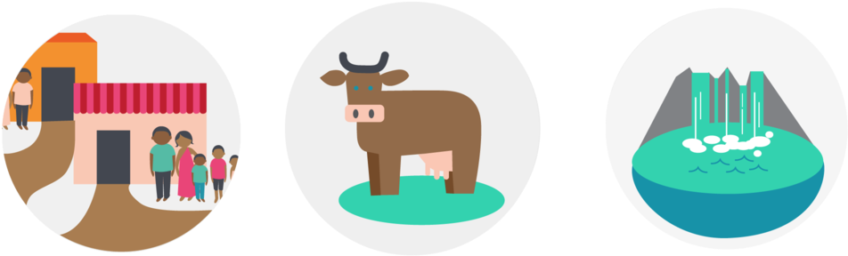 Pong Nam Ron Icons - Pong Nam Ron, Chiang Mai (1000x326), Png Download