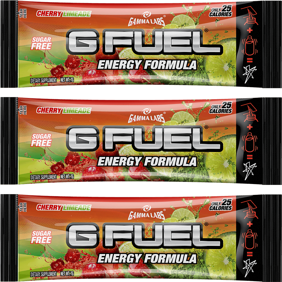 Cherry Limeade 3 Pack - G Fuel Pineapple - 40 Servings (1024x1024), Png Download