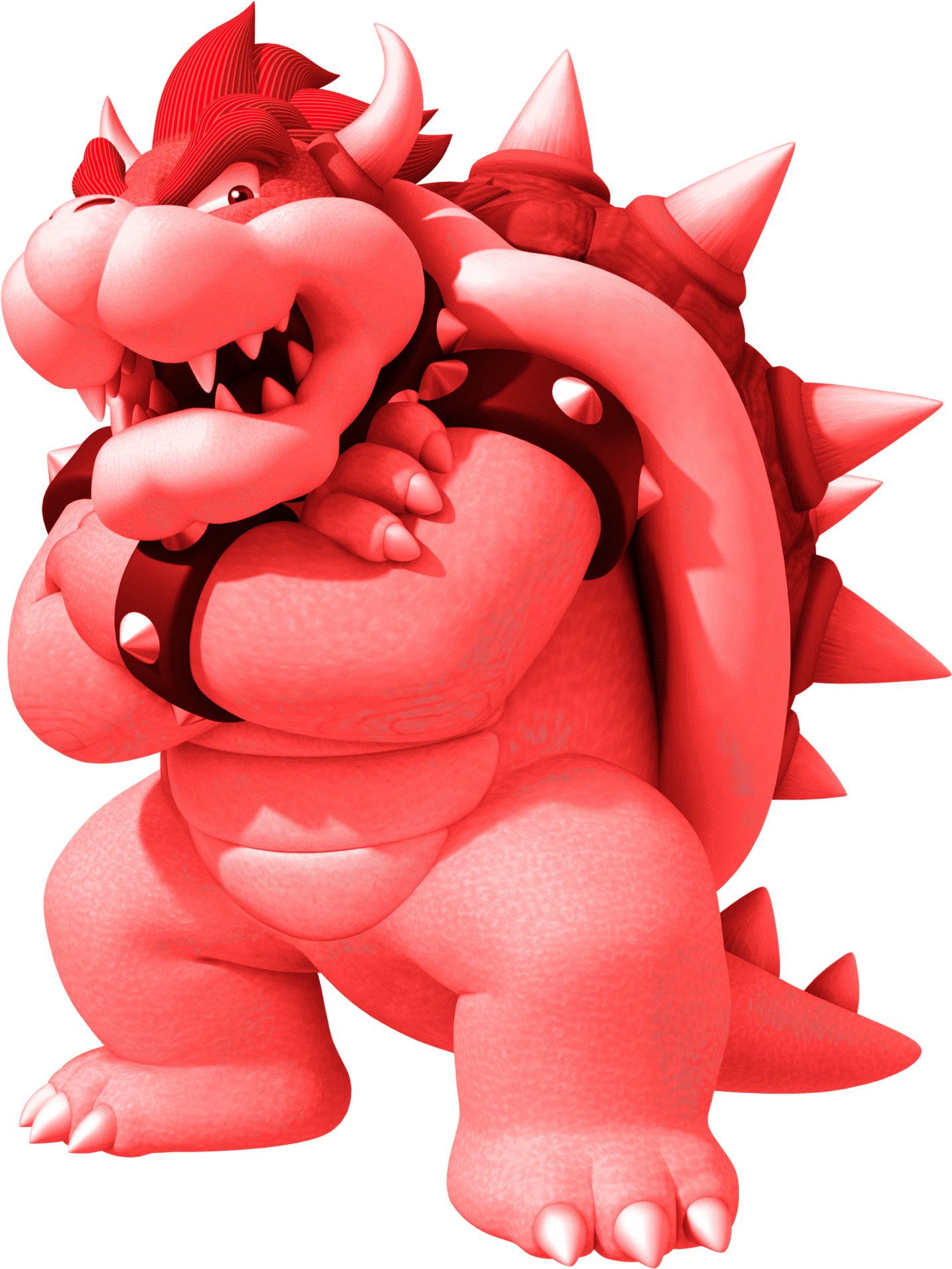 Meat Bowser - Super Mario King Koopa (1600x2034), Png Download