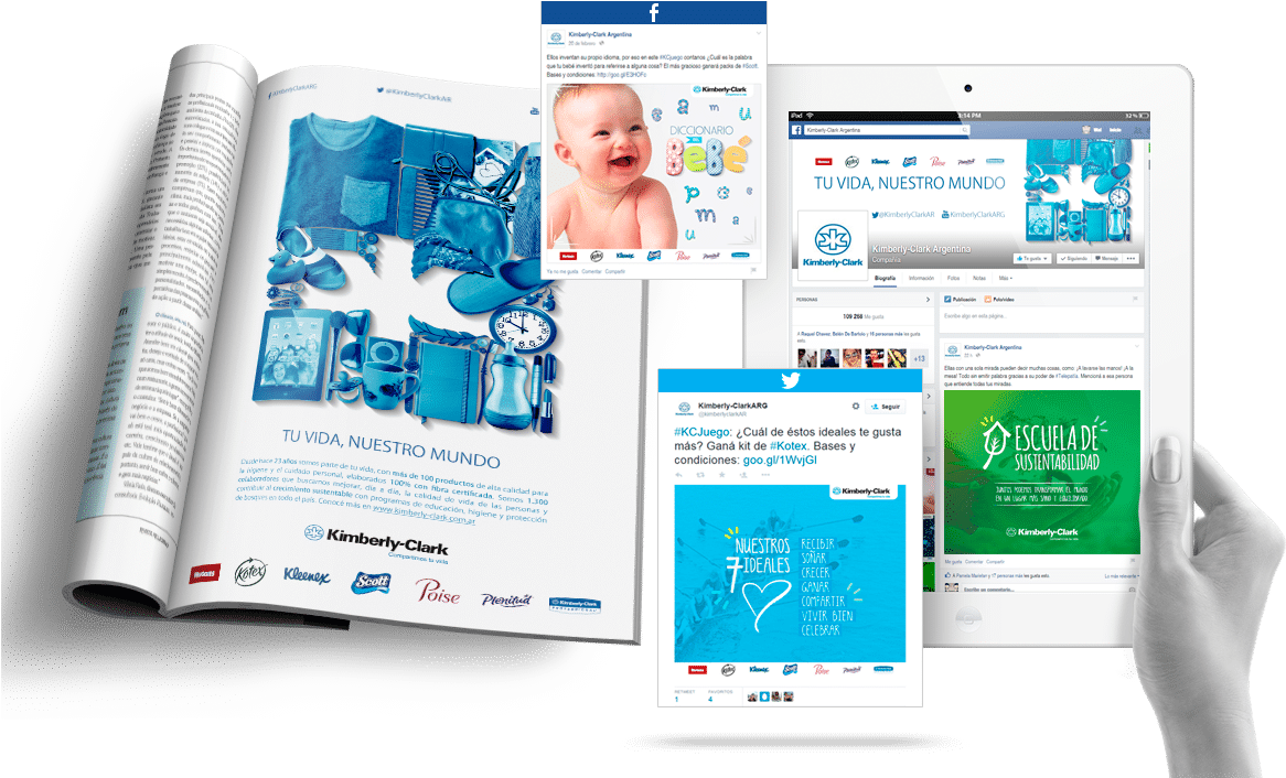 Kimberly-clark Campaña Institucional Social Media - Baby (1228x705), Png Download