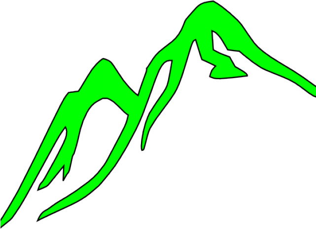Mountain Silhouette Png (640x480), Png Download
