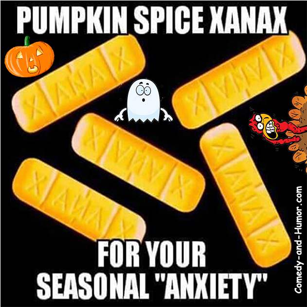 Seasonal Xanax - Pumpkin Spice Memes 2018 (1200x630), Png Download
