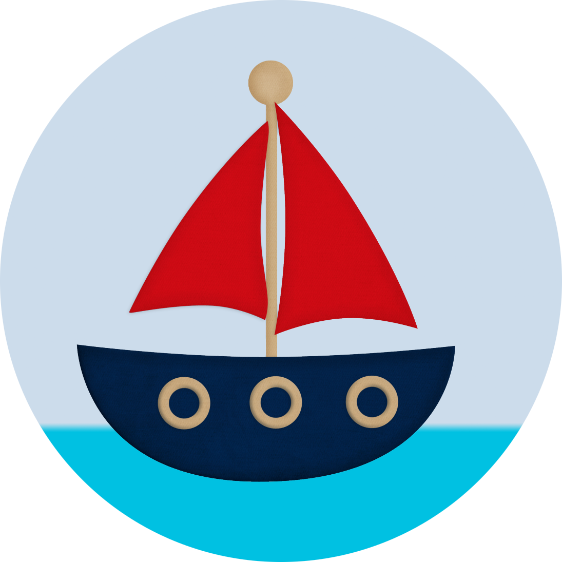 Clipart Free Download Anchor Clip Sailing - Sailor Boat (1095x1095), Png Download