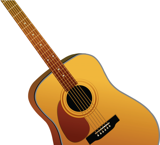 Original - Cartoon Guitar Transparent (640x480), Png Download