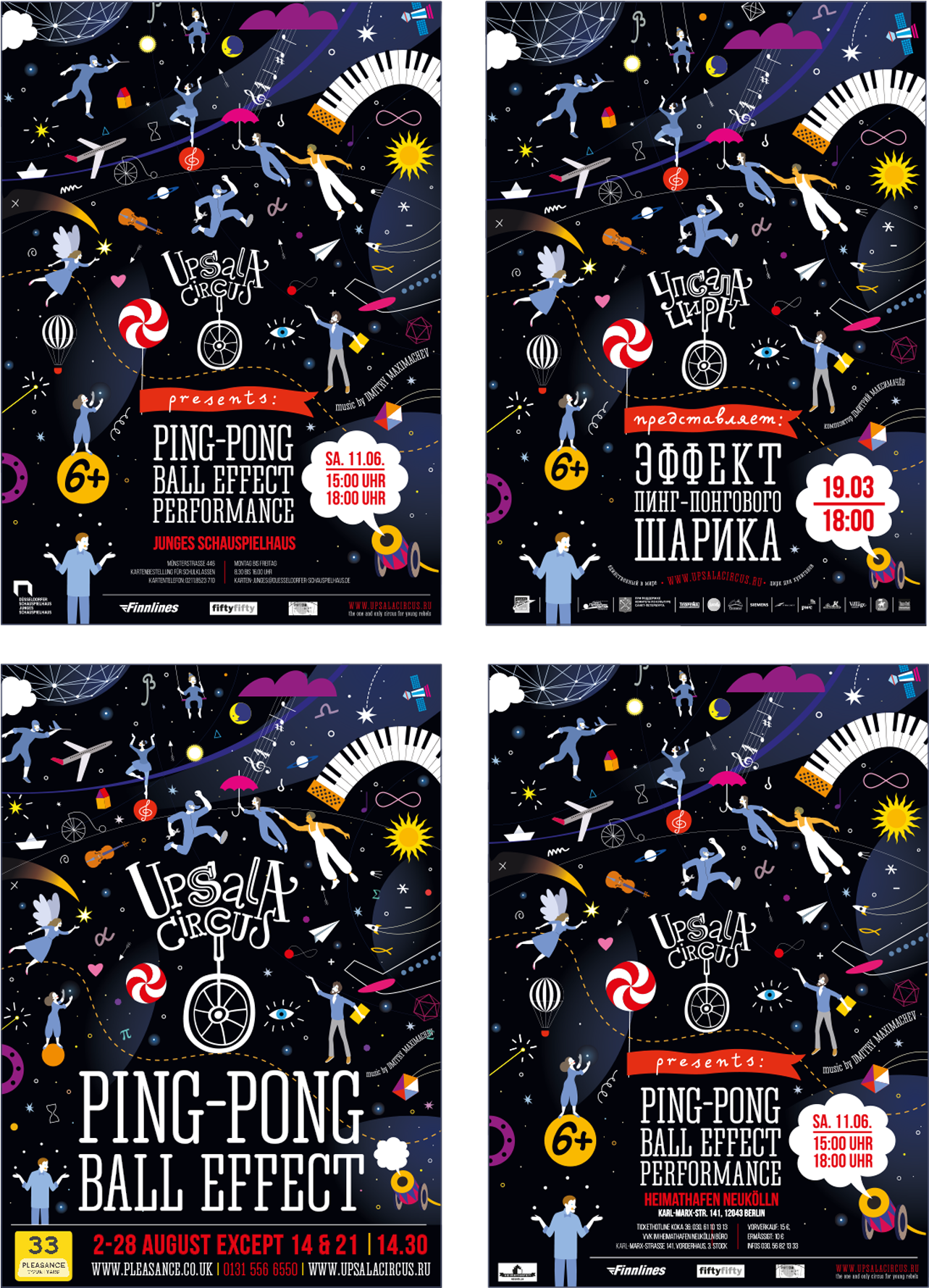 The Ping-pong Ball Effect In Edinburgh - Poster (1400x1803), Png Download