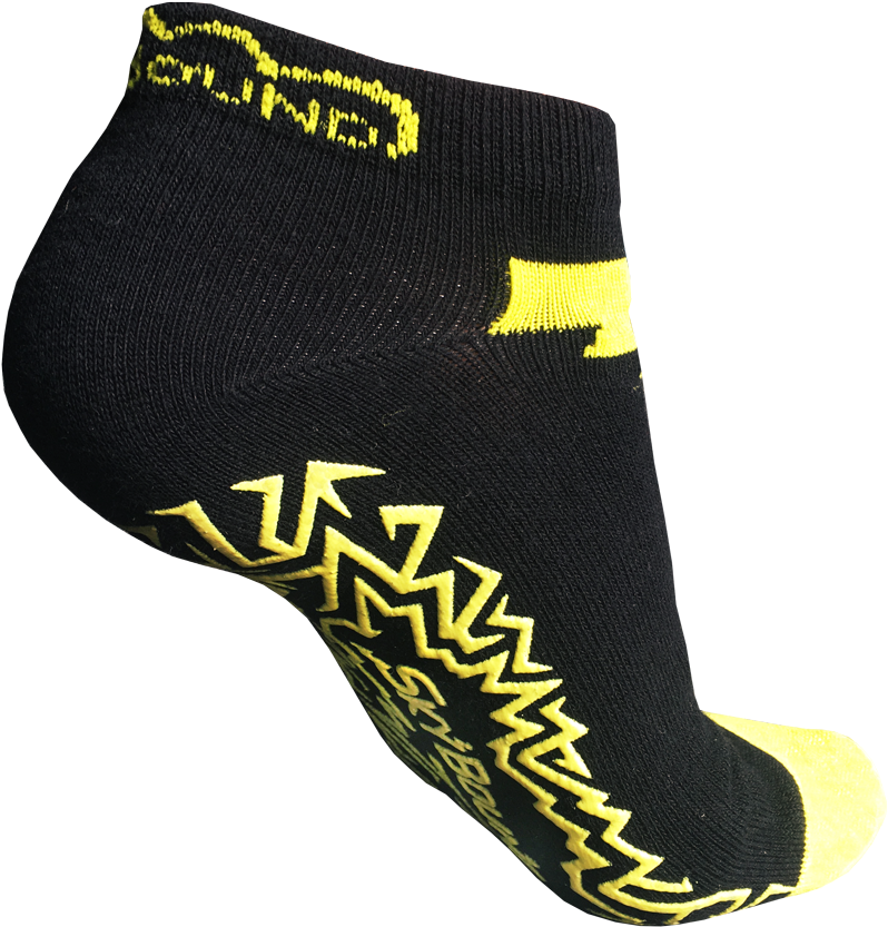 Skybound Lightning Trampoline Socks - Sock (980x1000), Png Download