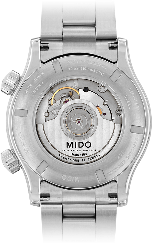 Multifort Gmt - Mido Uhren M005.431.11.441.00 Multifort Herrenuhr Automatik (700x916), Png Download