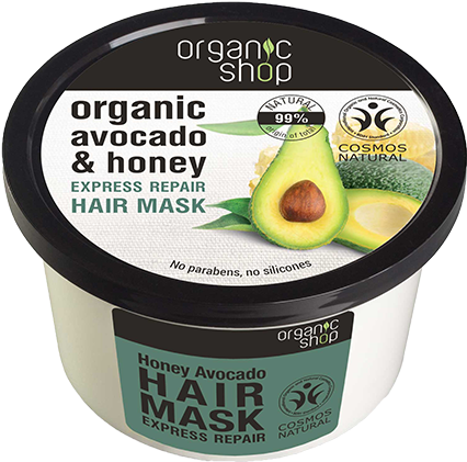Avocado Hair Mask Png - Organic Shop Hair Mask (500x700), Png Download