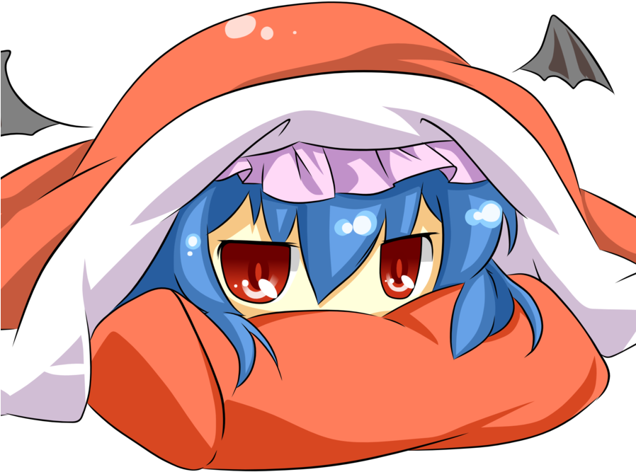 Http - //image - Noelshack - Com/fichiers/2017/52/ - Chibi Girl Under Blanket (897x674), Png Download