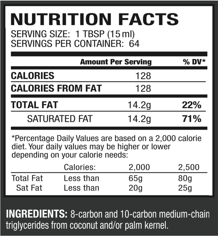 Xct Oil Label - Bulletproof Chocolate Powder - Chocolate Powder 454g (1024x1024), Png Download