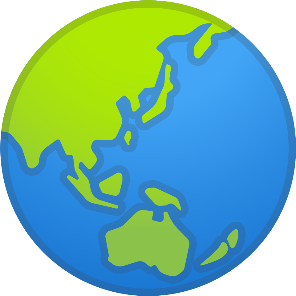 Jpg Royalty Free Stock Globe Showing Asia Icon (1024x1024), Png Download