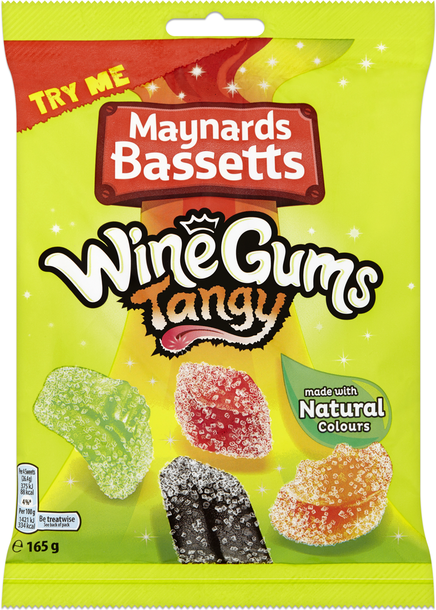 Maynard Bassetts Tangy Wine Gums Png Rice Gum Candy - Maynards Bassetts Wine Gums Tangy (1200x1200), Png Download
