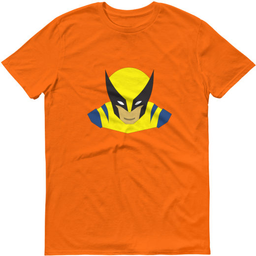 Classic Wolverine Short Sleeve T-shirt - T-shirt (600x600), Png Download