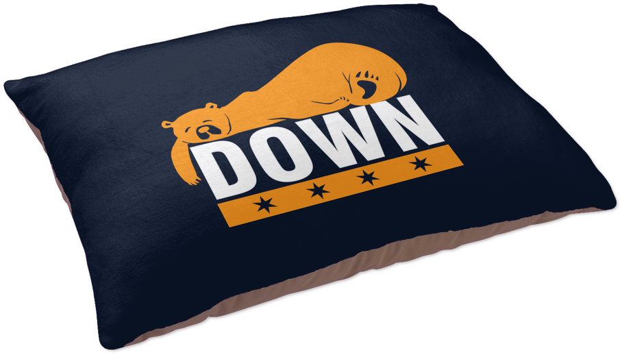 Bear Down Dog Bed - Dog (1024x1024), Png Download
