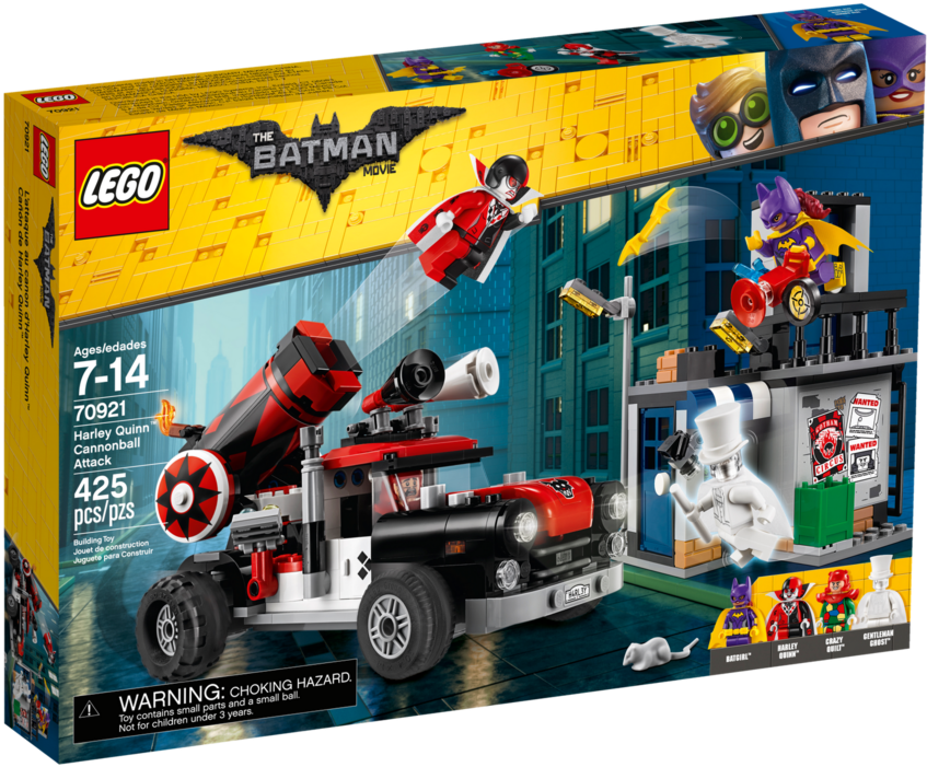 Stage A Face-off Between Batgirl™ And Harley Quinn™ - Lego Harley Quinn Cannonball Attack (800x600), Png Download