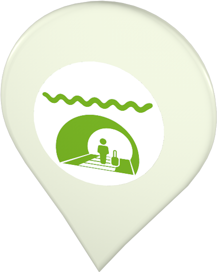 Tunnel Icon - Circle (600x800), Png Download